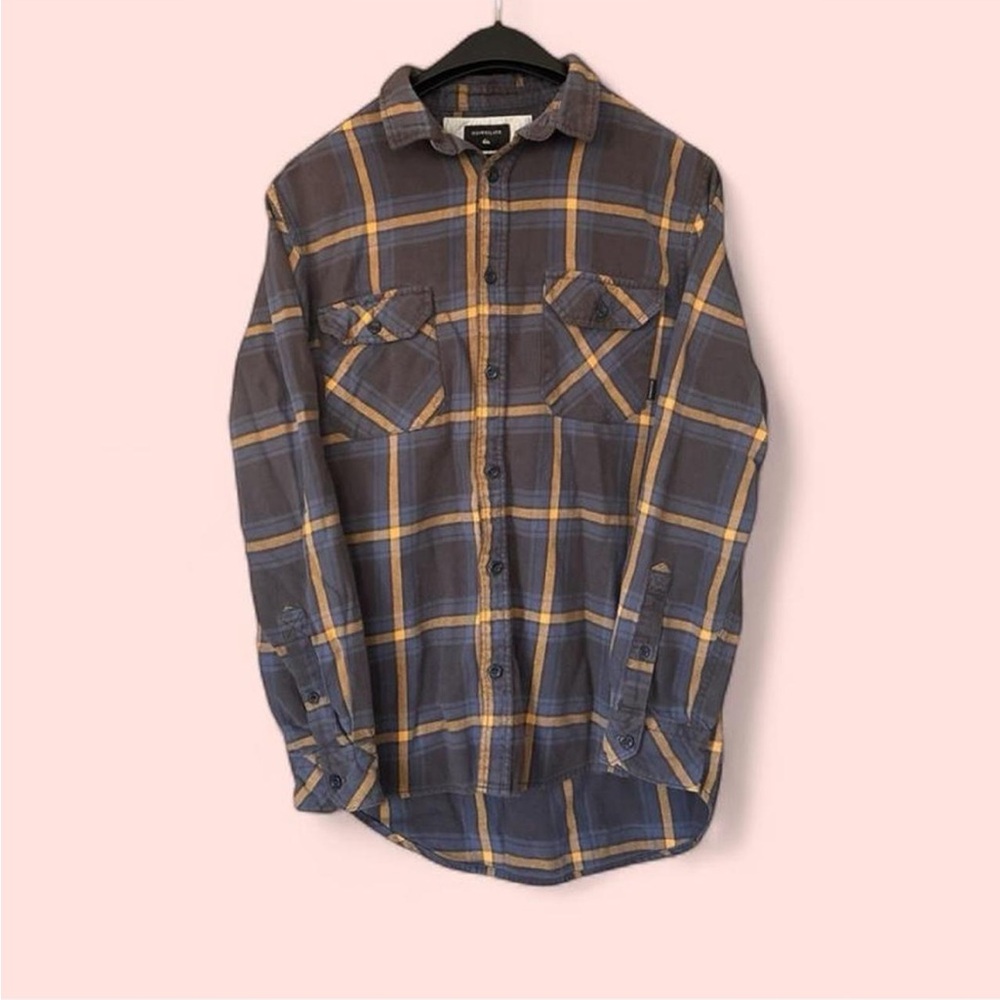 Y2K QUIKSILVER Modern Fit Men's Flannel Sz S